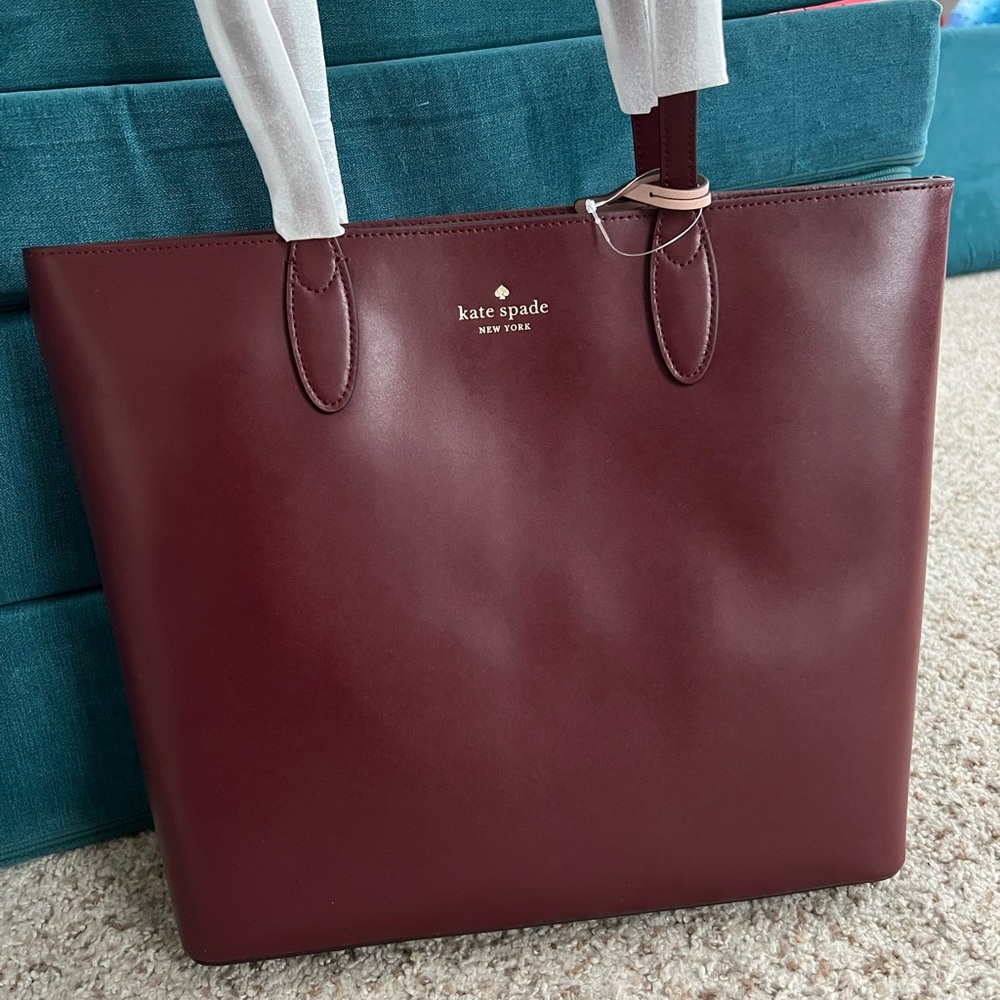Kate Spade Cherrywood medium tote with Floral Charm - Picture 2 of 4